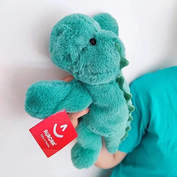 Cute 35cm Green Dinosaur Plush Toy - Soft Comfort Doll for Kids' Gifts Cute 35cm Green Dinosaur Plush Toy - Soft Comfort Doll for Kids' Gifts