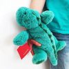 Cute 35cm Green Dinosaur Plush Toy - Soft Comfort Doll for Kids' Gifts Cute 35cm Green Dinosaur Plush Toy - Soft Comfort Doll for Kids' Gifts