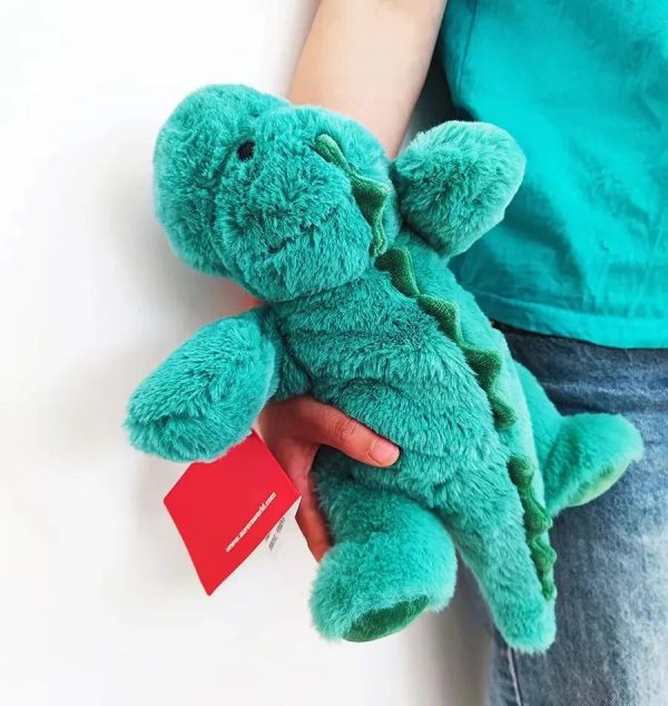 Cute 35cm Green Dinosaur Plush Toy - Soft Comfort Doll for Kids' Gifts Cute 35cm Green Dinosaur Plush Toy - Soft Comfort Doll for Kids' Gifts