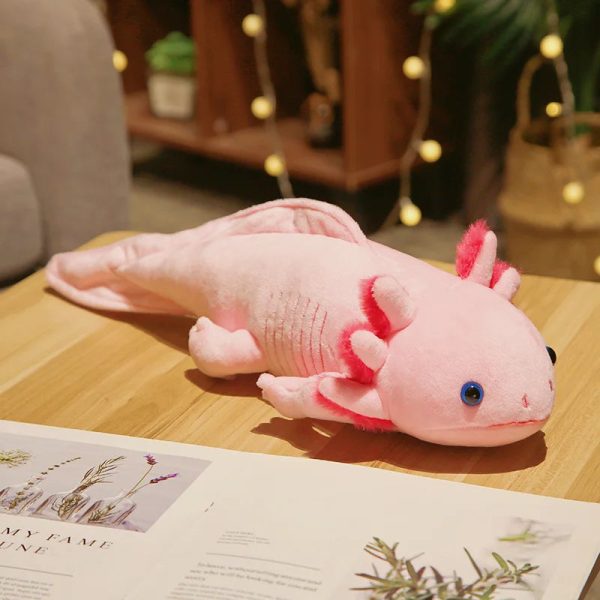 Cute 45CM Axolotl Plush Toy - Realistic Ambystoma Mexicanum for Kids
