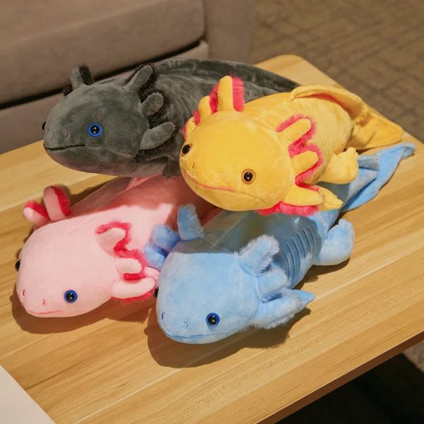 Cute 45CM Axolotl Plush Toy - Realistic Ambystoma Mexicanum for Kids