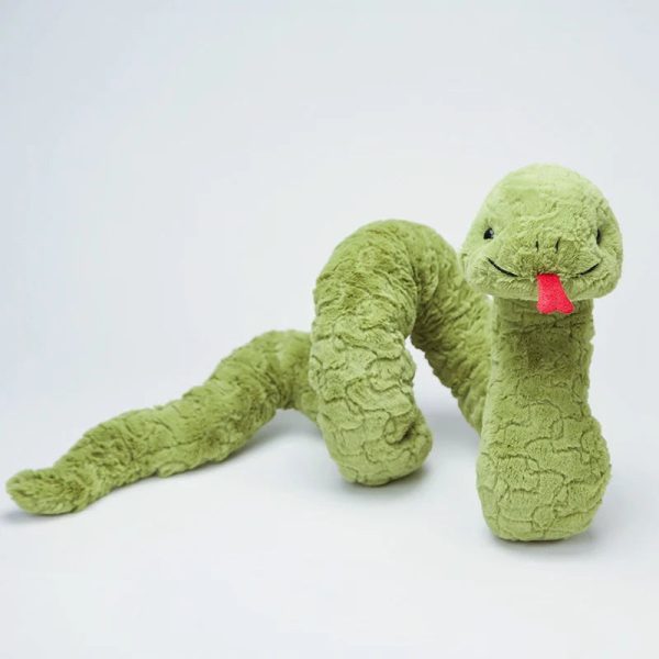 Cute 80cm Green Plush Snake Toy - Fun Gift for Kids & Holidays! Cute 80cm Green Plush Snake Toy - Fun Gift for Kids & Holidays!