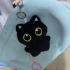 Cute Black Cat Plush Doll 10cm Small Pendant Soft Toy for Kids