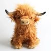Cute Blue Highland Cow Plush Toy - Adorable Fairy Calf Gift for Kids