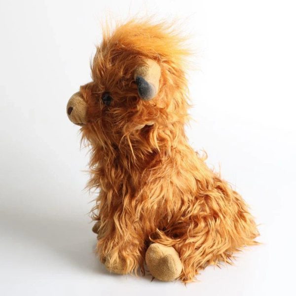 Cute Blue Highland Cow Plush Toy - Adorable Fairy Calf Gift for Kids