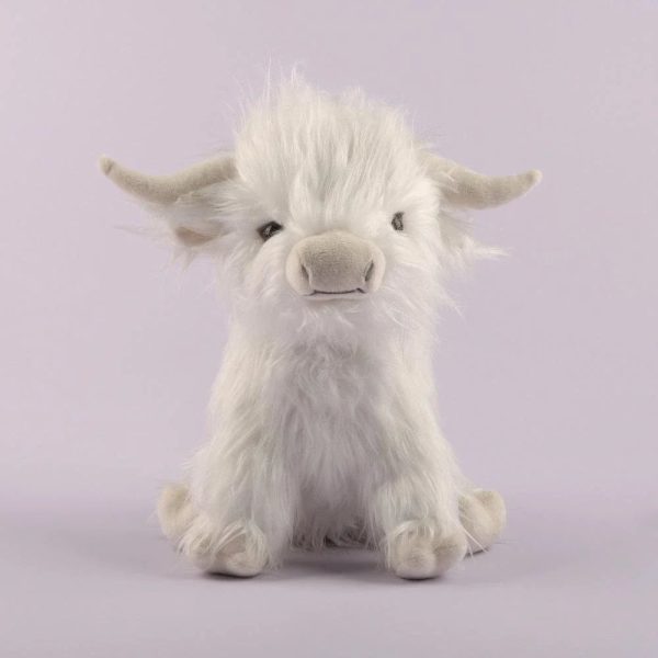 Cute Blue Highland Cow Plush Toy - Adorable Fairy Calf Gift for Kids