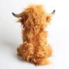 Cute Blue Highland Cow Plush Toy - Adorable Fairy Calf Gift for Kids
