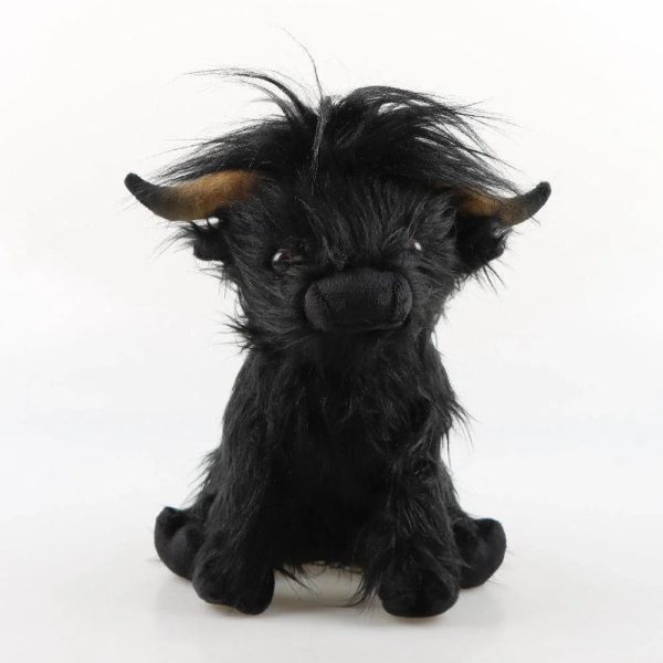 Cute Blue Highland Cow Plush Toy - Adorable Fairy Calf Gift for Kids