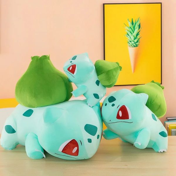 Cute Bulbasaur Plush Toy - Adorable Frog Doll for Kids & Collectors! Cute Bulbasaur Plush Toy - Adorable Frog Doll for Kids & Collectors!