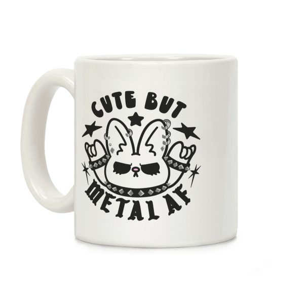 Cute But Metal AF Bunny Coffee Mug Cute But Metal AF Bunny Coffee Mug