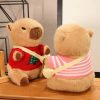 Cute Capybara Plush Toy - Cozy Sweater Doll for Kids & Home Decor