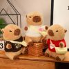 Cute Capybara Plush Toy - Cozy Sweater Doll for Kids & Home Decor