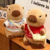 Cute Capybara Plush Toy - Cozy Sweater Doll for Kids & Home Decor