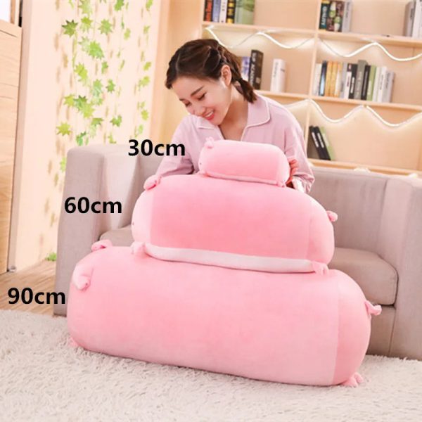 Cute Cartoon Animal Plush Pillow - Adorable Fat Dog, Cat & Friends!