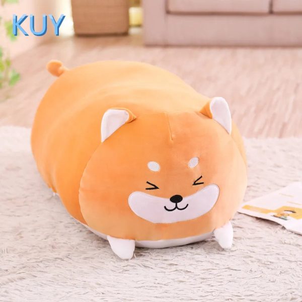 Cute Cartoon Animal Plush Pillow - Adorable Fat Dog, Cat & Friends!