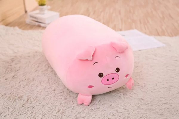 Cute Cartoon Animal Plush Pillow - Adorable Fat Dog, Cat & Friends!