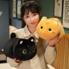 Cute Cartoon Cat Plush Pillow - Adorable Stuffed Animal for Kids' Gifts