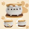 Cute Cartoon Cat Plush Pillow - Soft Comfort for Kids & Family Decor