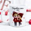 Cute Cartoon Couple Together Since Personalized Mug, Gift for him, Gift for her Cute Cartoon Couple Together Since Personalized Mug, Gift for him, Gift for her