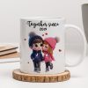 Cute Cartoon Couple Together Since Personalized Mug, Gift for him, Gift for her Cute Cartoon Couple Together Since Personalized Mug, Gift for him, Gift for her