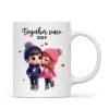 Cute Cartoon Couple Together Since Personalized Mug, Gift for him, Gift for her Cute Cartoon Couple Together Since Personalized Mug, Gift for him, Gift for her