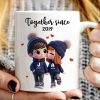 Cute Cartoon Couple Together Since Personalized Mug, Gift for him, Gift for her Cute Cartoon Couple Together Since Personalized Mug, Gift for him, Gift for her