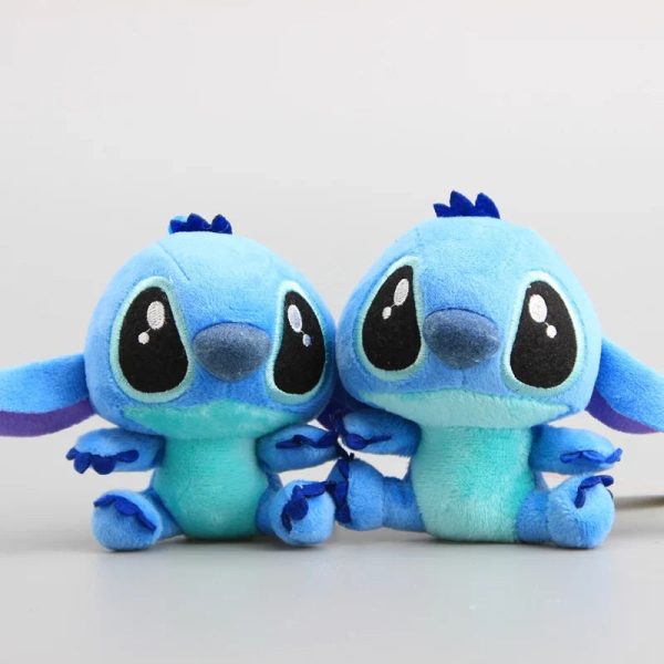 Cute Cartoon Lilo & Stitch Plush Keychain - 10 Pcs Kawaii Gift Set