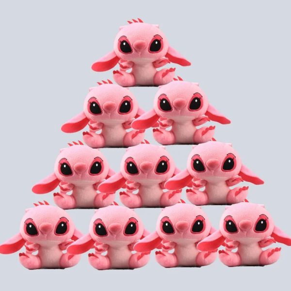 Cute Cartoon Lilo & Stitch Plush Keychain - 10 Pcs Kawaii Gift Set