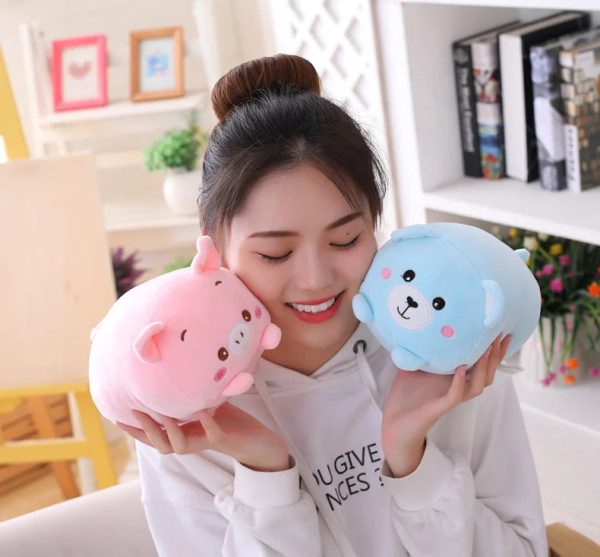Cute Cartoon Plush Pillow - Soft Fat Dog, Cat, Totoro & More! Perfect Gift!
