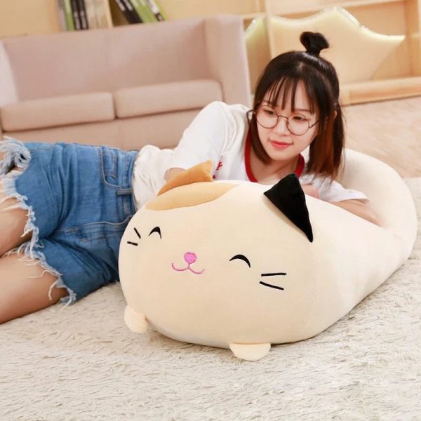 Cute Cartoon Plush Pillows: Adorable Fat Dog, Cat, Totoro & More!