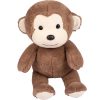 Cute Cartoon Plushie Toys: Bunny, Elephant, Cat, Panda & Monkey