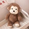 Cute Cartoon Plushie Toys: Bunny, Elephant, Cat, Panda & Monkey