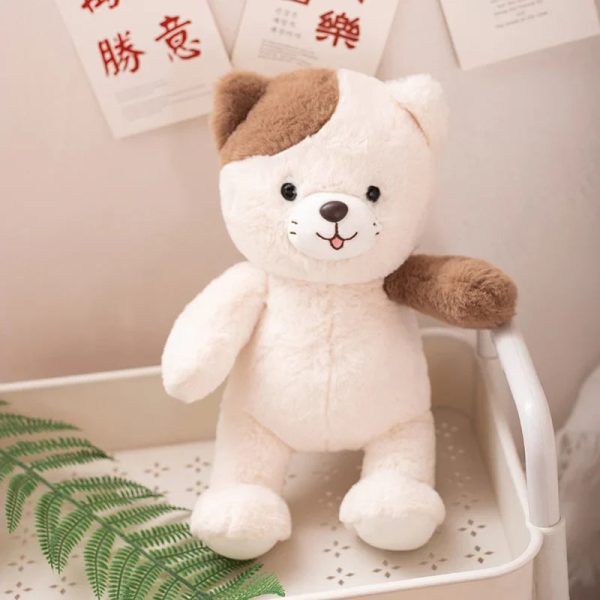 Cute Cartoon Plushie Toys: Bunny, Elephant, Cat, Panda & Monkey