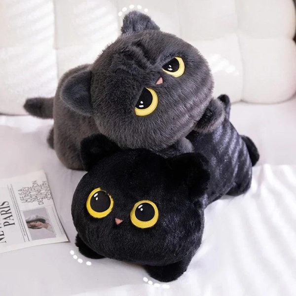 Cute Cat Lying Plush Sofa Pillow