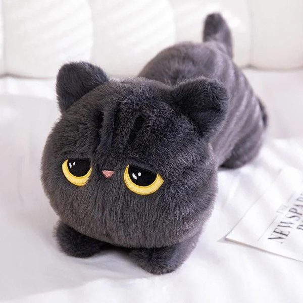 Cute Cat Lying Plush Sofa Pillow