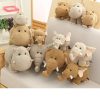 Cute Chubby Hippo & Elephant Plush Toys