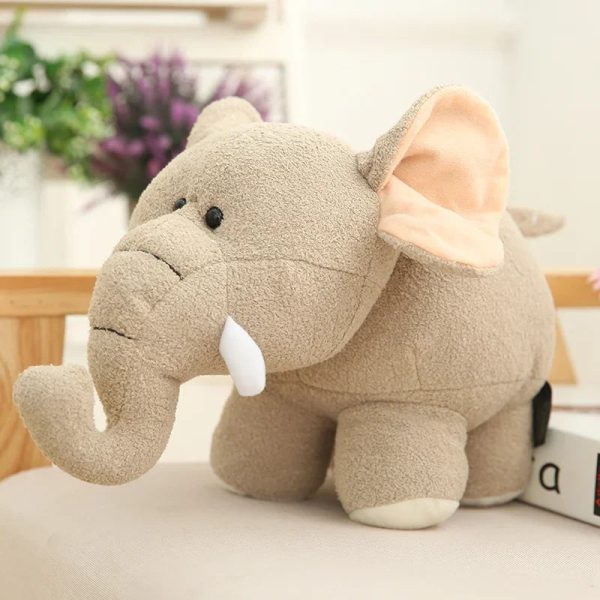 Cute Chubby Hippo & Elephant Plush Toys