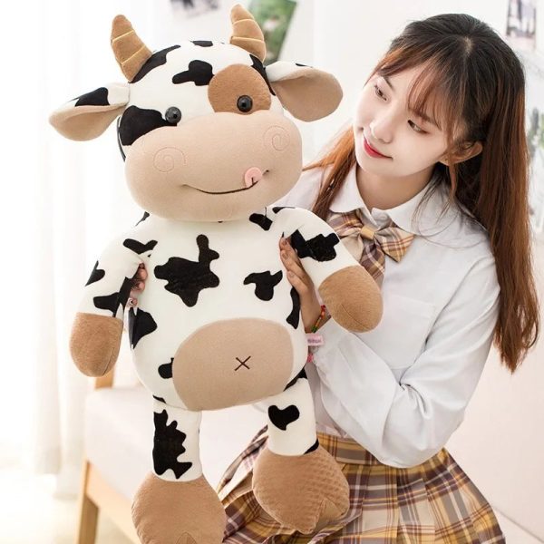 Cute Cow Plush Toy - Adorable Calf Mascot for Fun Gifts & Activities
