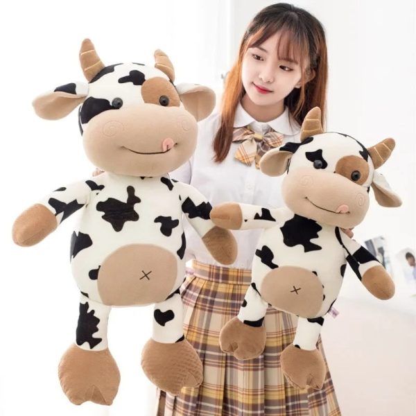 Cute Cow Plush Toy - Adorable Calf Mascot for Fun Gifts & Activities