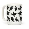Cute Crow Pattern Coffee Mug Cute Crow Pattern Coffee Mug