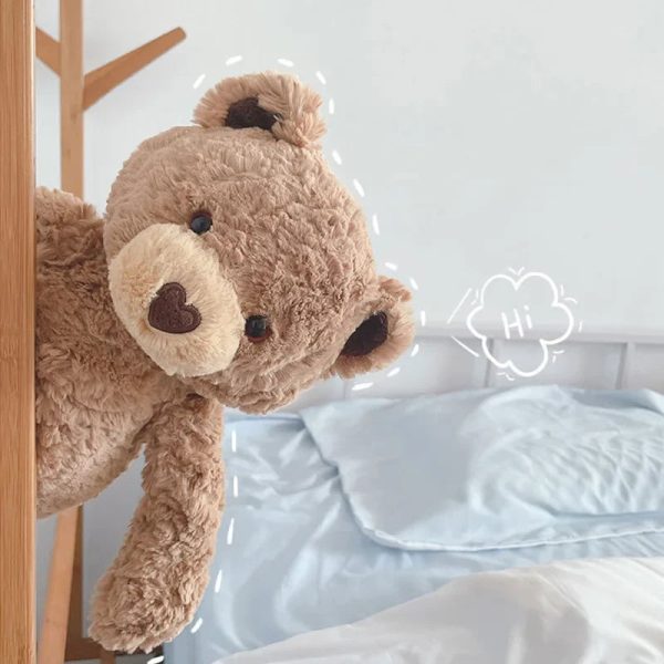 Cute Curly Teddy Bear Plush Toy - Perfect Gift for Kids & Home Decor