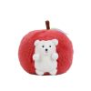 Cute Detachable Apple Hedgehog Plush Doll - Perfect Holiday Gift for Kids!