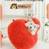 Cute Detachable Apple Hedgehog Plush Doll - Perfect Holiday Gift for Kids!