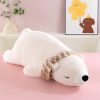 Cute Dolphin Plush Pillow Soft Stuffed Animal Cushion for Kids and Adults