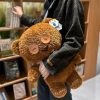 Cute Duck Plush Teddy Keychain and Mini Pillow
