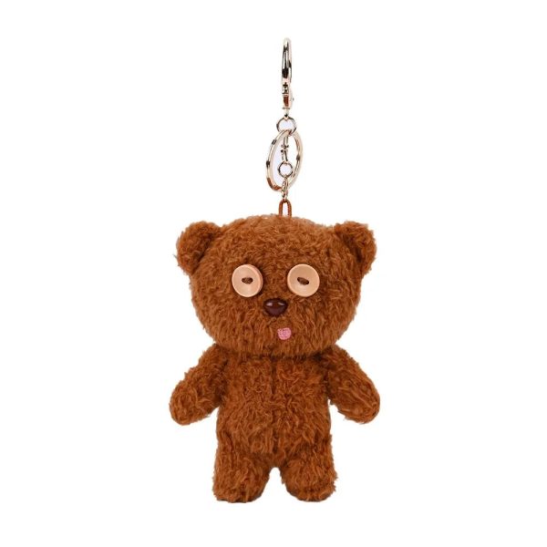 Cute Duck Plush Teddy Keychain and Mini Pillow