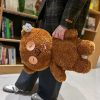 Cute Duck Plush Teddy Keychain and Mini Pillow