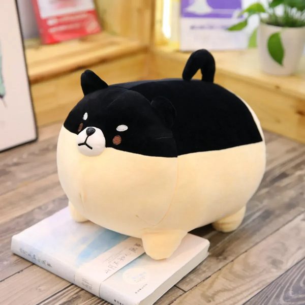 Cute Fat Shiba Inu Plush Toy - Soft Animal Pillow for Kids & Gifts