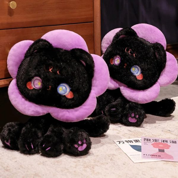 Cute Floral Cat Plush Toy 30cm Soft Stuffed Doll Cute Floral Cat Plush Toy 30cm Soft Stuffed Doll
