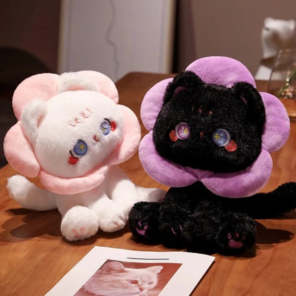 Cute Floral Cat Plush Toy 30cm Soft Stuffed Doll Cute Floral Cat Plush Toy 30cm Soft Stuffed Doll